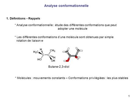 Analyse conformationnelle