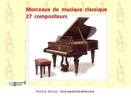 Morceaux de musique classique 27 compositeurs