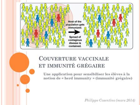 Couverture vaccinale et immunité grégaire