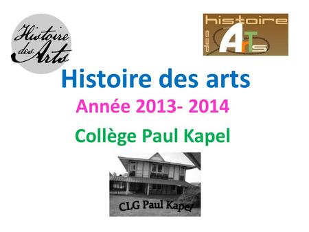 Année Collège Paul Kapel