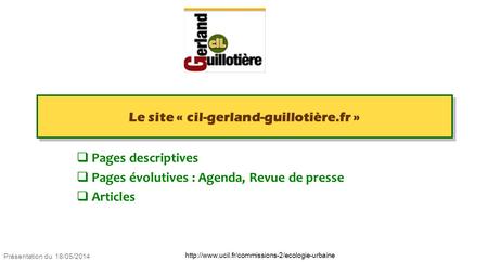 Le site « cil-gerland-guillotière.fr »