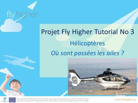 Projet Fly Higher Tutorial No 3