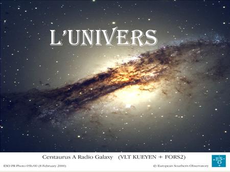 L’UNIVERS.