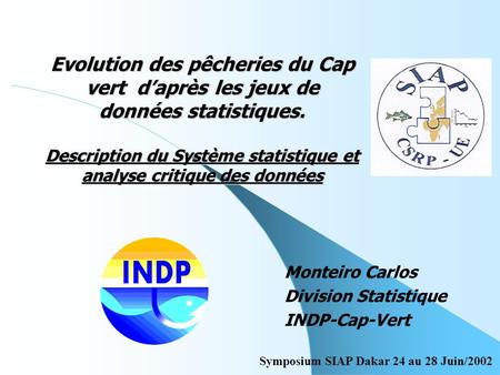 Monteiro Carlos Division Statistique INDP-Cap-Vert