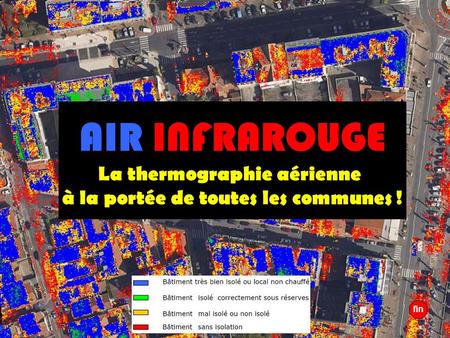 La thermographie aérienne à la portée de toutes les communes !