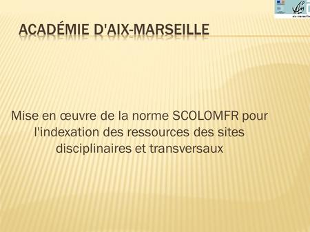 Académie d'Aix-Marseille