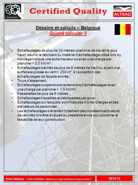 Dessins et calculs – Belgique