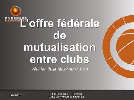 L’offre fédérale de mutualisation entre clubs
