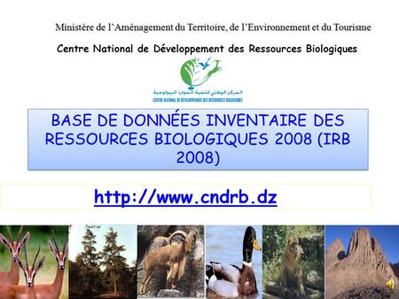 Centre National de Développement des Ressources Biologiques