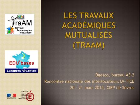 Les travaux académiques mutualisés (TraAm)