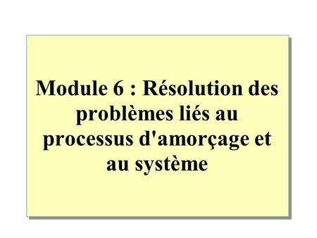 Vue d'ensemble Étude du processus d'amorçage de Windows XP Professionnel Contrôle des paramètres système au cours du processus d'amorçage Modification.