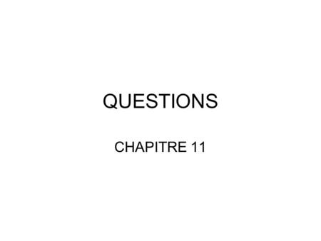 QUESTIONS CHAPITRE 11. Question 1: Quelle est la différence entre de fausses déclarations faite de bonne foi et de fausse déclarations frauduleuses ?