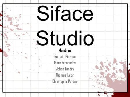 Siface Studio Membres Romain Pierson Marc Fernandes Johan Landry