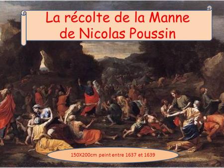 La récolte de la Manne de Nicolas Poussin