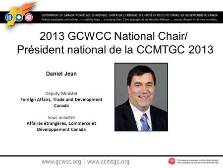 Président national de la CCMTGC 2013