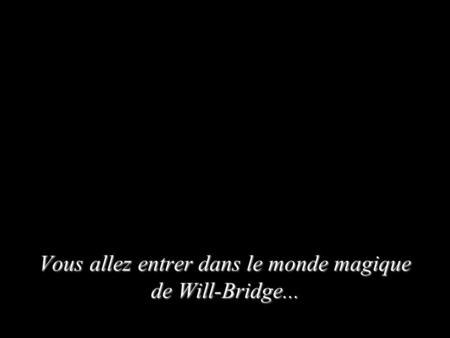 Vous allez entrer dans le monde magique de Will-Bridge...