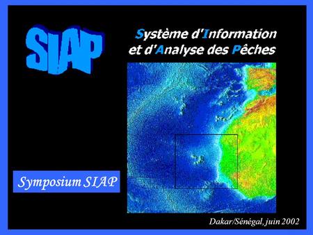 Symposium SIAP Dakar/Sénégal, juin 2002.