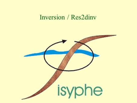 Inversion / Res2dinv Thème 2 = « Organisation et fonctionnement hydrique des couvertures d’altération, des dépôts alluviaux et des sols » devient dans.