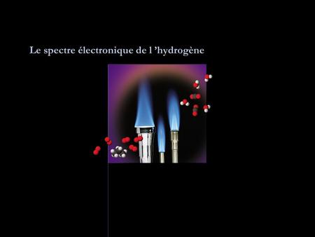 Le spectre électronique de l ’hydrogène