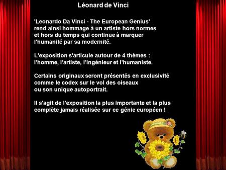 Léonard de Vinci 'Leonardo Da Vinci - The European Genius'