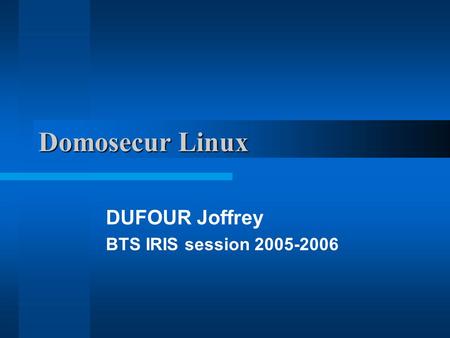 DUFOUR Joffrey BTS IRIS session