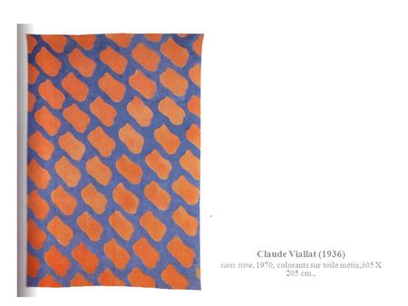 sans titre, 1970, colorants sur toile métis,305 X 205 cm.,