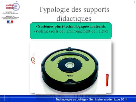 Typologie des supports didactiques