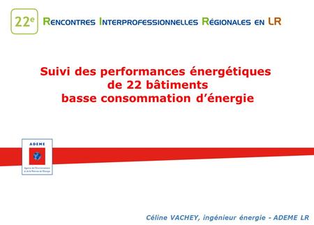 Suivi des performances énergétiques basse consommation d’énergie