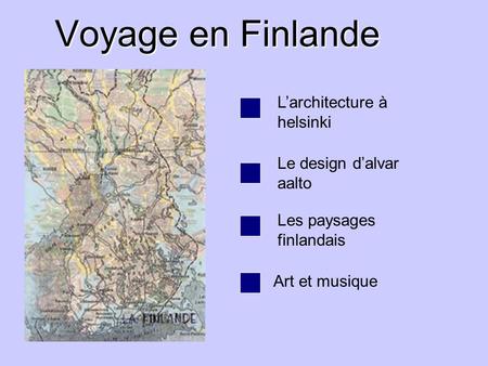 Voyage en Finlande L’architecture à helsinki Le design d’alvar aalto