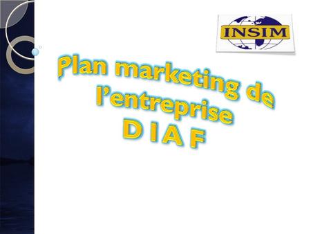 Plan marketing de l’entreprise