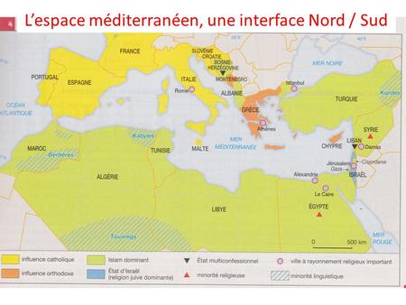 L’espace méditerranéen, une interface Nord / Sud