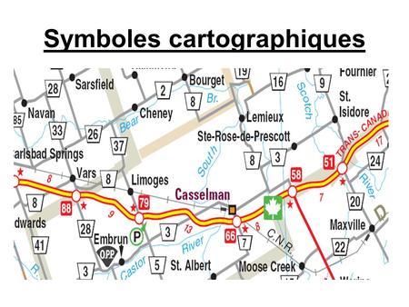 Symboles cartographiques