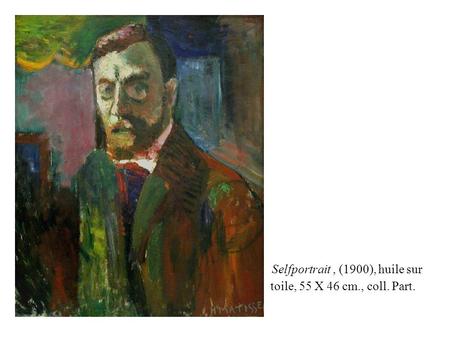 Selfportrait, (1900), huile sur toile, 55 X 46 cm., coll. Part.