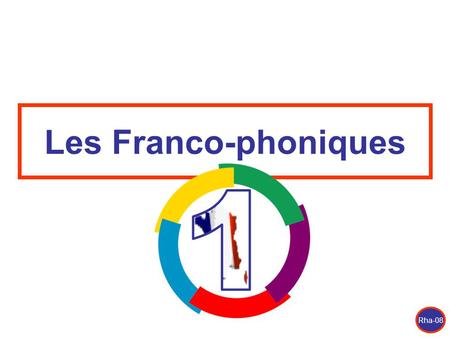 Les Franco-phoniques Rha-08. a/â une table des pâtes.