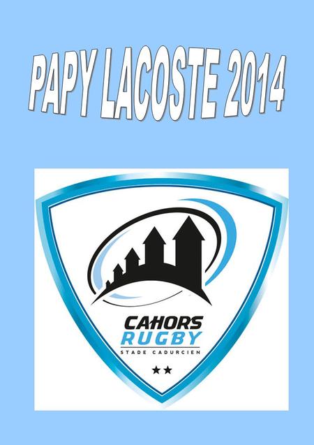 PAPY LACOSTE 2014.