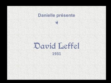 David Leffel David A. Leffel est un artiste du XX e siècle qui peint dans le style des vieux maîtres flamands et de la classique hollandaise avec beaucoup.