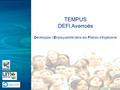 1 TEMPUS DEFI Averroès Développer l’Employabilité dans les Filières d’Ingénierie.