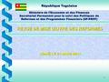 REVUE DE MISE ŒUVRE DES REFORMES LOME, LE 21 MARS 2011 République Togolaise Ministère de l’Economie et des Finances Secrétariat Permanent pour le suivi.