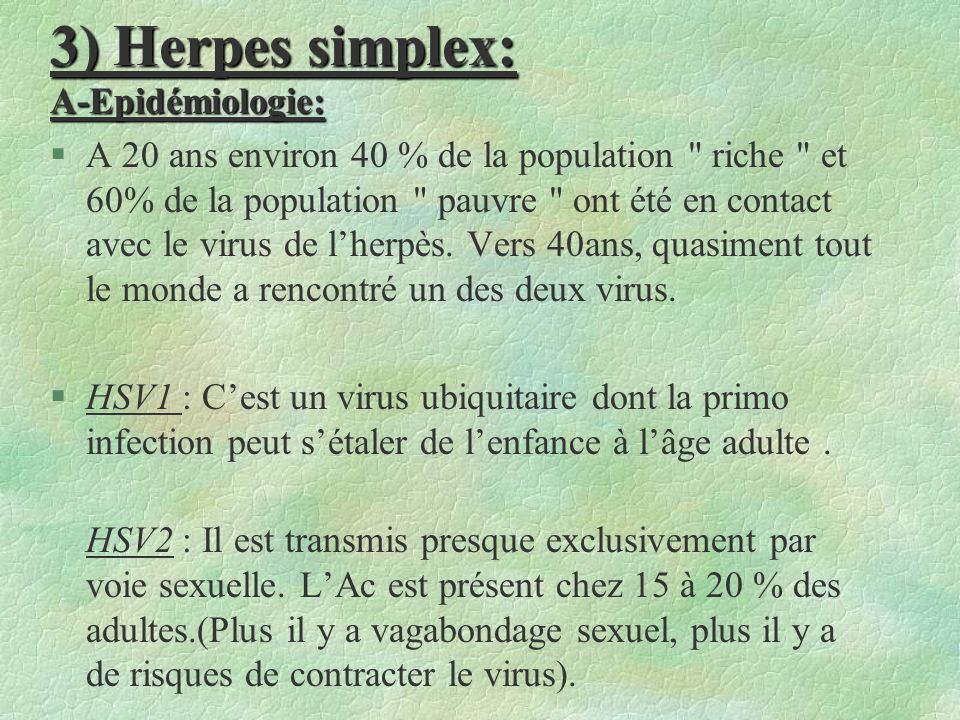 rencontre herpes genital