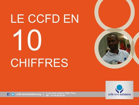 LE CCFD EN 10 CHIFFRES. 1961 2 1961: NAISSANCE DU CCF…D En 1961: mobilisation de l’Eglise de France pour créer le Comité Contre la Faim En 1967: le CCF.