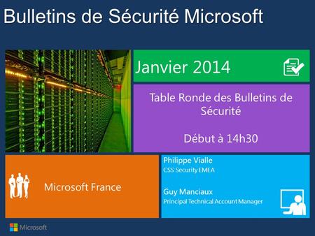 Bulletins de Sécurité Microsoft