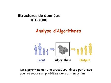 Analyse d’Algorithmes