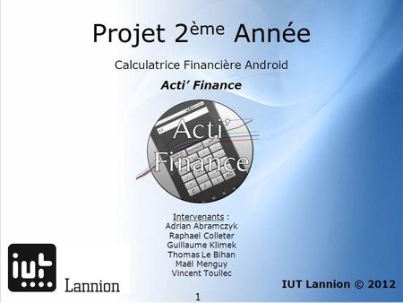Calculatrice Financière Android