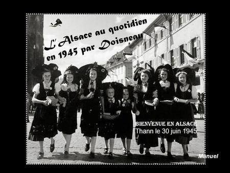 L’Alsace au quotidien en 1945 par Doisneau