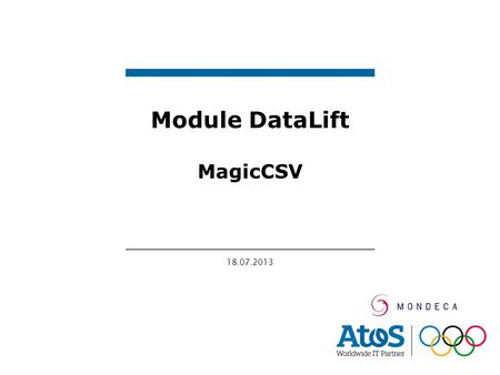 Module DataLift MagicCSV