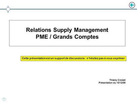 Relations Supply Management PME / Grands comptes