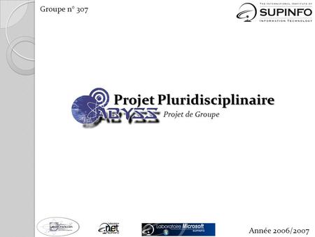 Projet Pluridisciplinaire Projet de Groupe Groupe n° 307 Année 2006/2007.