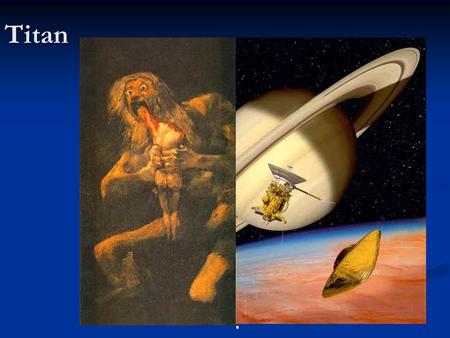Titan. Introduction Depuis que lhomme a voyagé dans lespace, la question de la vie sur une autre planète ou objet céleste sest posée. La découverte de.