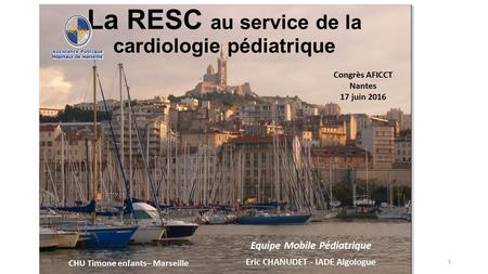 La RESC au service de la cardiologie pédiatrique