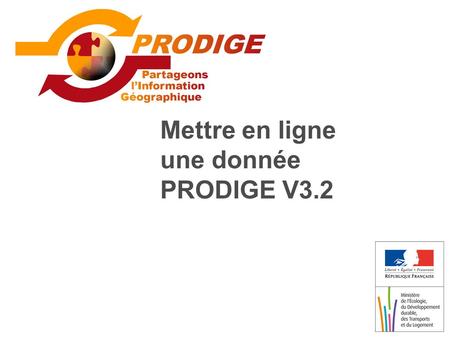 Mettre en ligne une donnée PRODIGE V3.2.